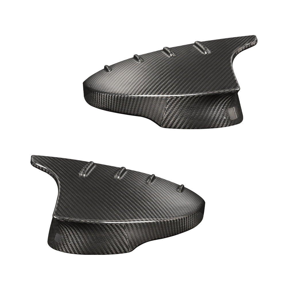 CREATE CARBON Dry Carbon Fiber Side Mirror Cap Replacements for Honda Civic Type R FL5 & Honda Prelude 2026+