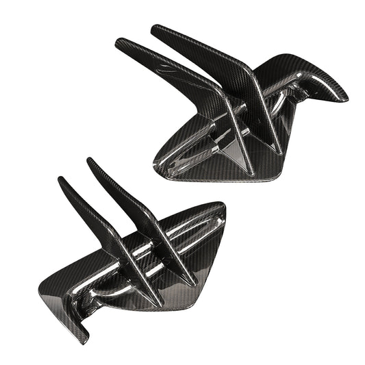 CREATE CARBON Dry Carbon Fiber Front Canard Set for Honda Civic Type R FL5 2023+|Pre-Order