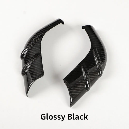Create Carbon Premium Dry Carbon Fiber Side Mirror Strip Cover Set for Tesla Model Y Juniper 2025+