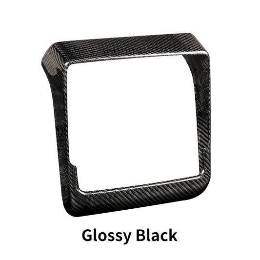 Create Carbon Carbon Fiber Rear Screen Frame Trim for Tesla Model 3 (2024+) & Model Y (2025+) | Highland & Juniper