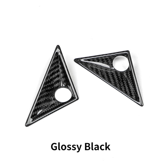 Create Carbon Dry Carbon Fiber Side Camera Covers for Tesla Cybertruck 2024-2026+