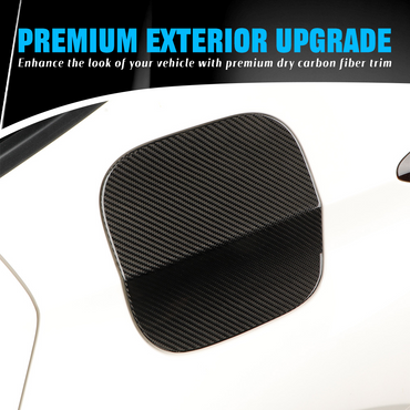 Create Carbon Carbon Fiber Fuel Filler Tank Door Cover for 11th Gen Honda Civic Type R FL5 – Sporty Exterior Upgrade