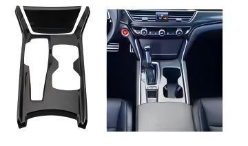 CREATE CARBON Dry Carbon Fiber Center Console Gear Shift Panel Cover for Honda Accord 10th Gen 2018–2022