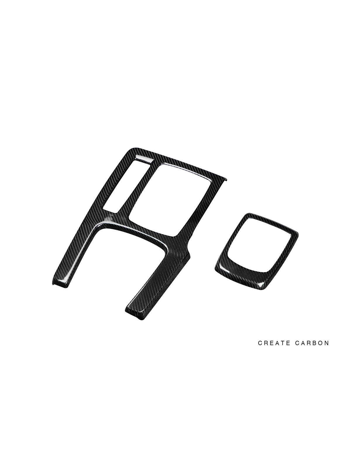 Acura Integra Type S DE5 dry carbon fiber center console panel trim – product view