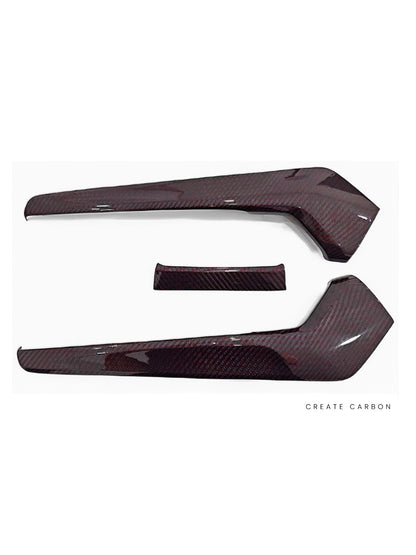 Center Console Side Trim, 3-Piece Set for Honda Civic Type R FL5, additional product view 4
