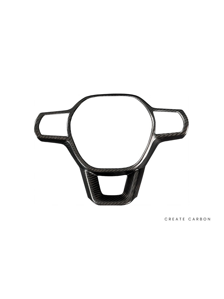 CREATE CARBON | Honda Civic Type R FL5 Steering Wheel Trim Cover – Dry Carbon Fiber