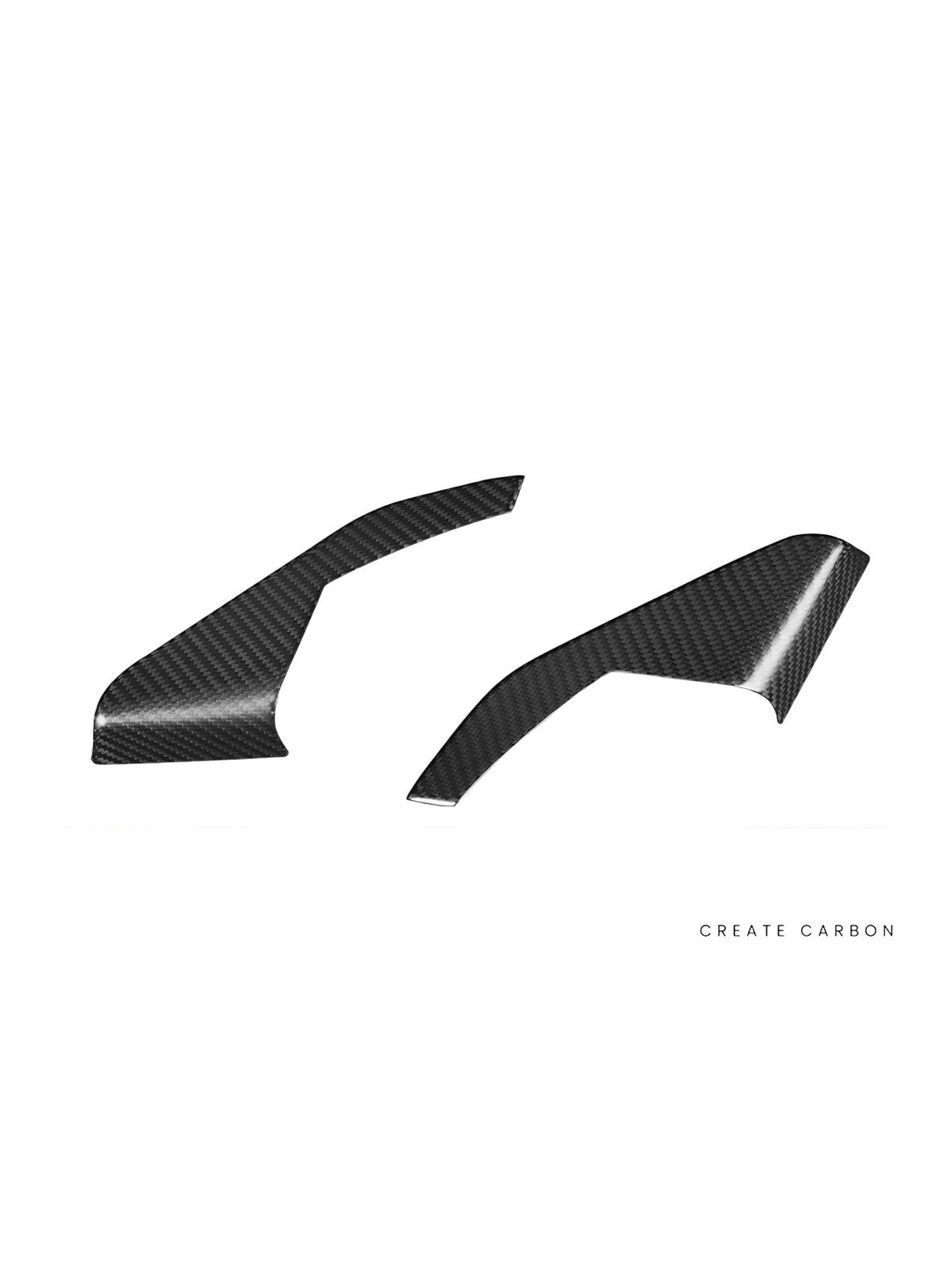 Wind Deflectors for Honda Civic Type R FL5 in dry carbon fiber