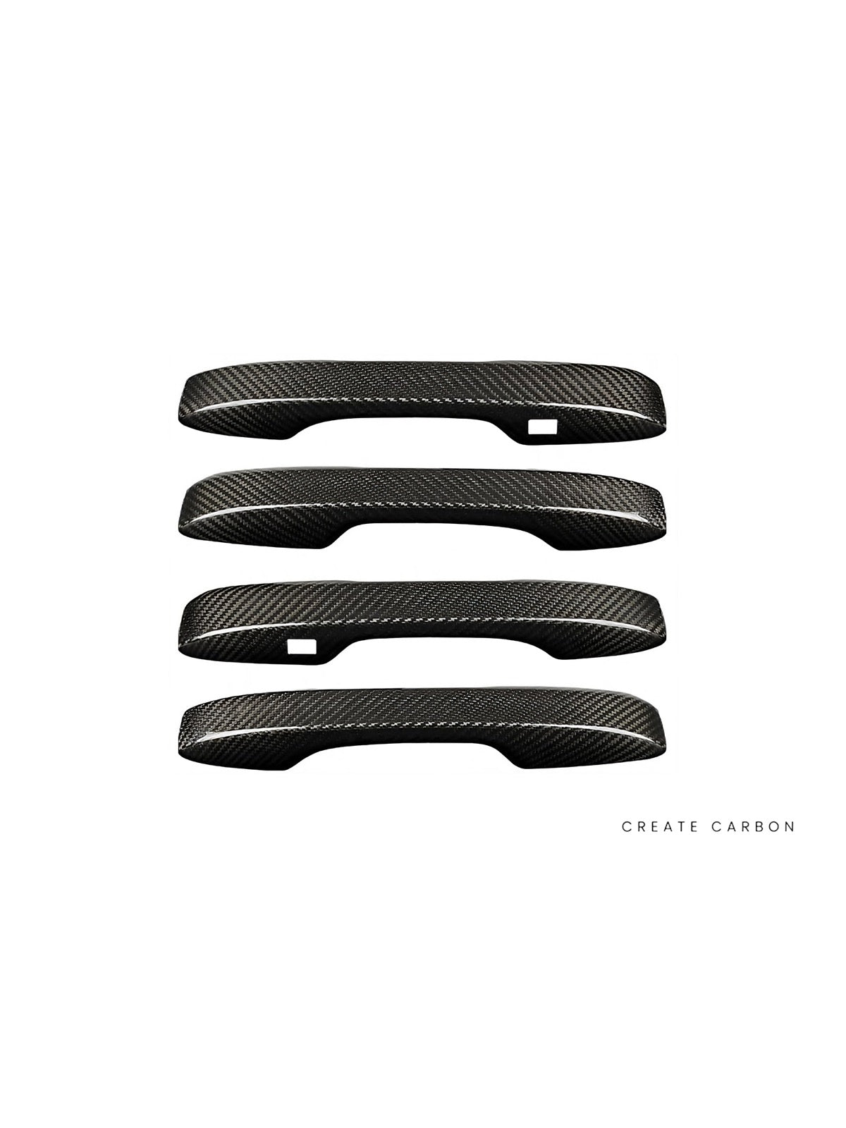 Door Handle Covers for Honda Civic Type R FL5 in dry carbon fiber