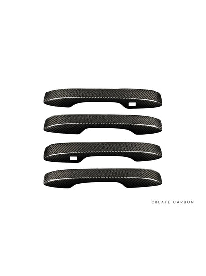 Door Handle Covers for Honda Civic Type R FL5 in dry carbon fiber