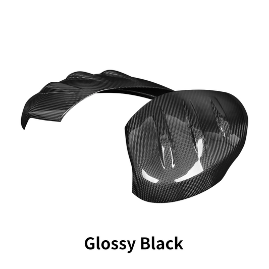 Create Carbon Dry Carbon Fiber Side Mirror Cap Covers for Honda Civic 11th Gen & Type R FL5