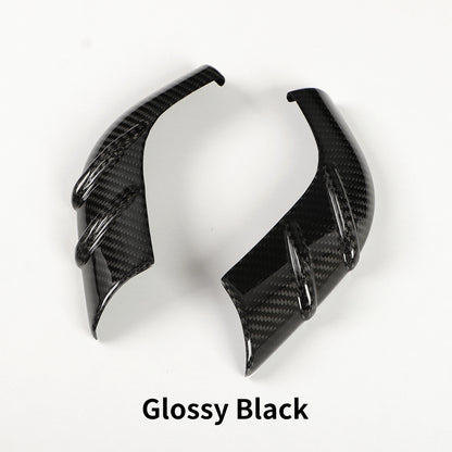 Create Carbon Premium Dry Carbon Fiber Side Mirror Strip Cover Set for Tesla Model Y Juniper 2025+