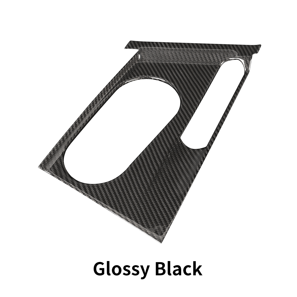 Create Carbon Dry Carbon Fiber Cup Holder Panel Cover for Hyundai Elantra N 2022+ (LHD)