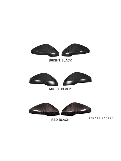 2024–2025 Acura Integra Type S DE5 carbon fiber mirror cap covers – detail view