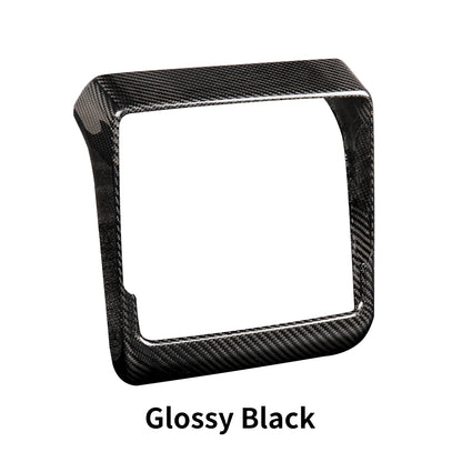 Create Carbon Carbon Fiber Rear Screen Frame Trim for Tesla Model 3 (2024+) & Model Y (2025+) | Highland & Juniper