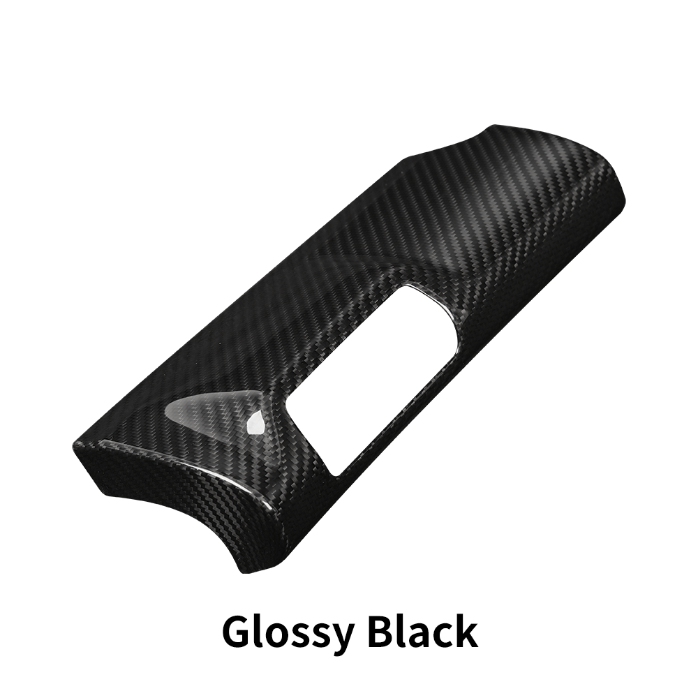 Real Dry Carbon Fiber Headlight Switch Panel Cover for Hyundai Elantra N 2022+ Interior Trim (LHD