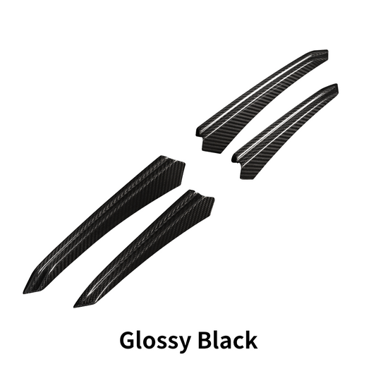 Create Carbon 4PCS Dry Carbon Fiber Fog Light Panel Cover for Hyundai Elantra N 2024–2026 Front Bumper Trim (LHD)