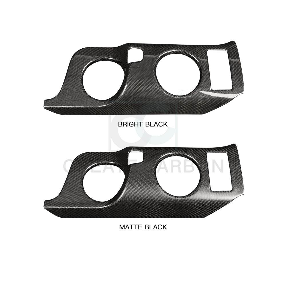 Create Carbon Dry Carbon Fiber Center Console Cup Holder Insert for Nissan Z RZ34 400Z Fairlady Z 2023-2026+