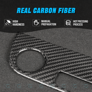 Create Carbon Dry Carbon Fiber Start Stop Button Trim for Hyundai Elantra N 2022+ (LHD)