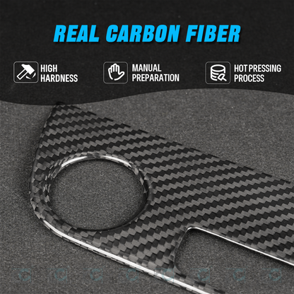 Create Carbon Dry Carbon Fiber Start Stop Button Trim for Hyundai Elantra N 2022+ (LHD)