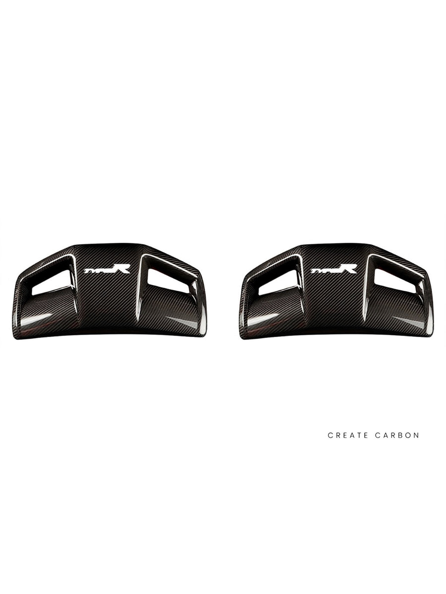 CREATE CARBON | Honda Civic Type R FL5 Seat Back Trim Covers – Dry Carbon Fiber