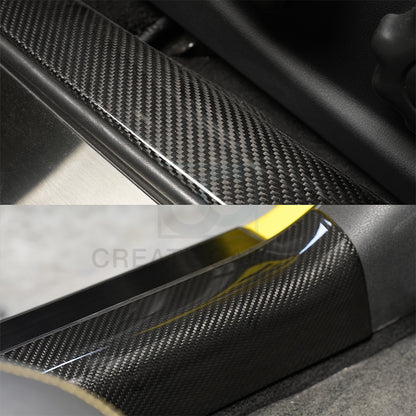 Nissan Z Dry Carbon Fiber Door Sill Covers for Nissan Z RZ34 2023+