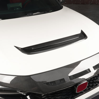 Create Carbon Dry Carbon Fiber Hood Vent Grille for Honda Civic Type R FL5 2023-2026+