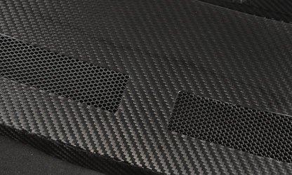 Create Carbon Dry Carbon Fiber Front Bumper Upper Grille Cover Replacement for HONDA CIVIC Type R FL5