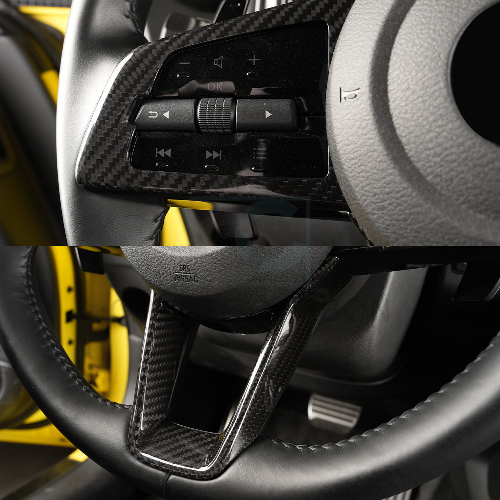 Create Carbon Dry Carbon Fiber Steering Wheel Cover for Nissan Z RZ34 Fairlady Z 2023-2026+