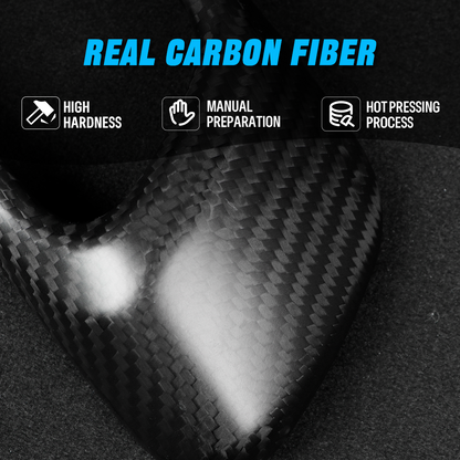 Create Carbon 4pcs Dry Carbon Fiber Inner Door Handle Cover For Honda Civic Typer FL5 2023+