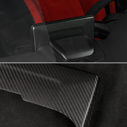 Create Carbon Dry Carbon Fiber Center Screen Back Cover (1PC) for HONDA CIVIC Type R FL5 2023+