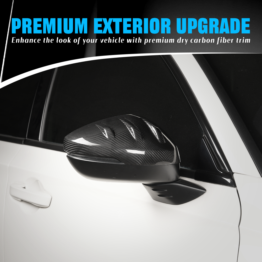 Dry Carbon Fiber Side Mirror Covers Caps For Honda Prelude BF1 2026