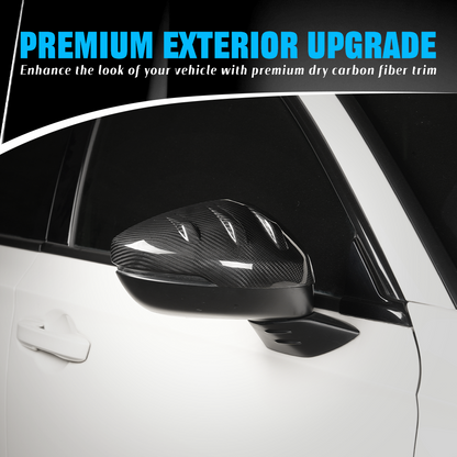 Dry Carbon Fiber Side Mirror Covers Caps For Honda Prelude BF1 2026