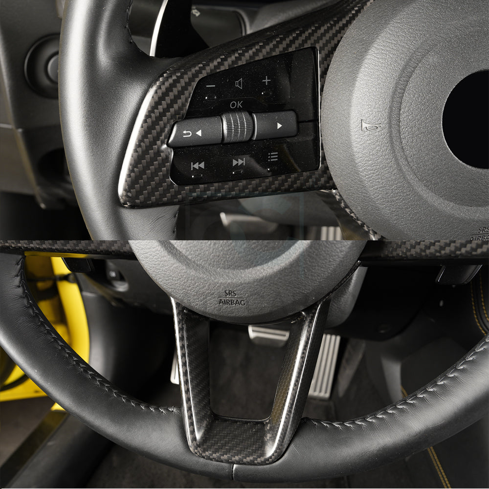 Create Carbon Dry Carbon Fiber Steering Wheel Cover for Nissan Z RZ34 Fairlady Z 2023-2026+
