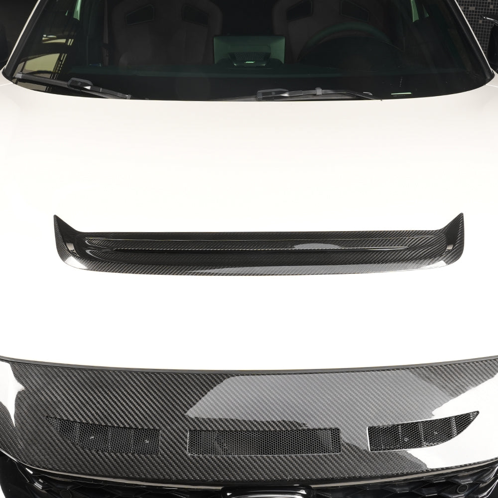 Create Carbon Dry Carbon Fiber Hood Vent Grille for Honda Civic Type R FL5 2023-2026+