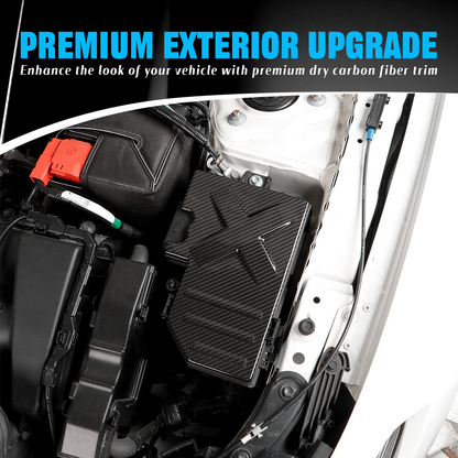 Create Carbon Dry Carbon Fiber Fuse Box Cover Trim for Honda Civic Type R FL5 (2023+)