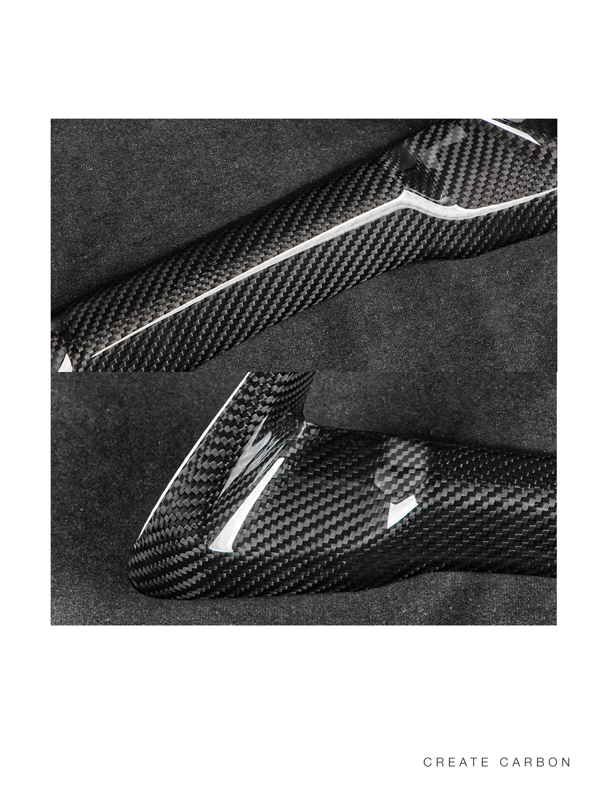 Toyota GR Corolla dry carbon headrest garnish set contents