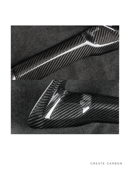 Toyota GR Corolla dry carbon headrest garnish set contents