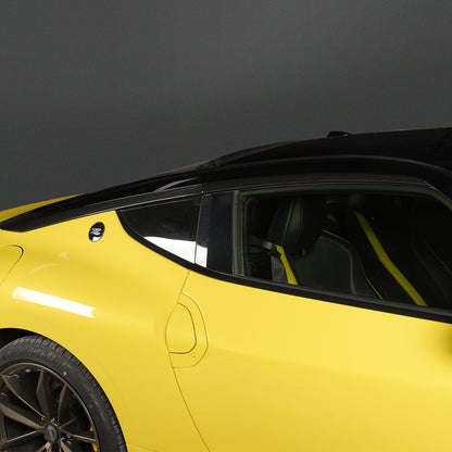Create Carbon Dry Carbon Fiber Window Molding Frame Trim Cover Set (4PCS) for Nissan Z 400Z RZ34 Fairlady Z 2023-2026+