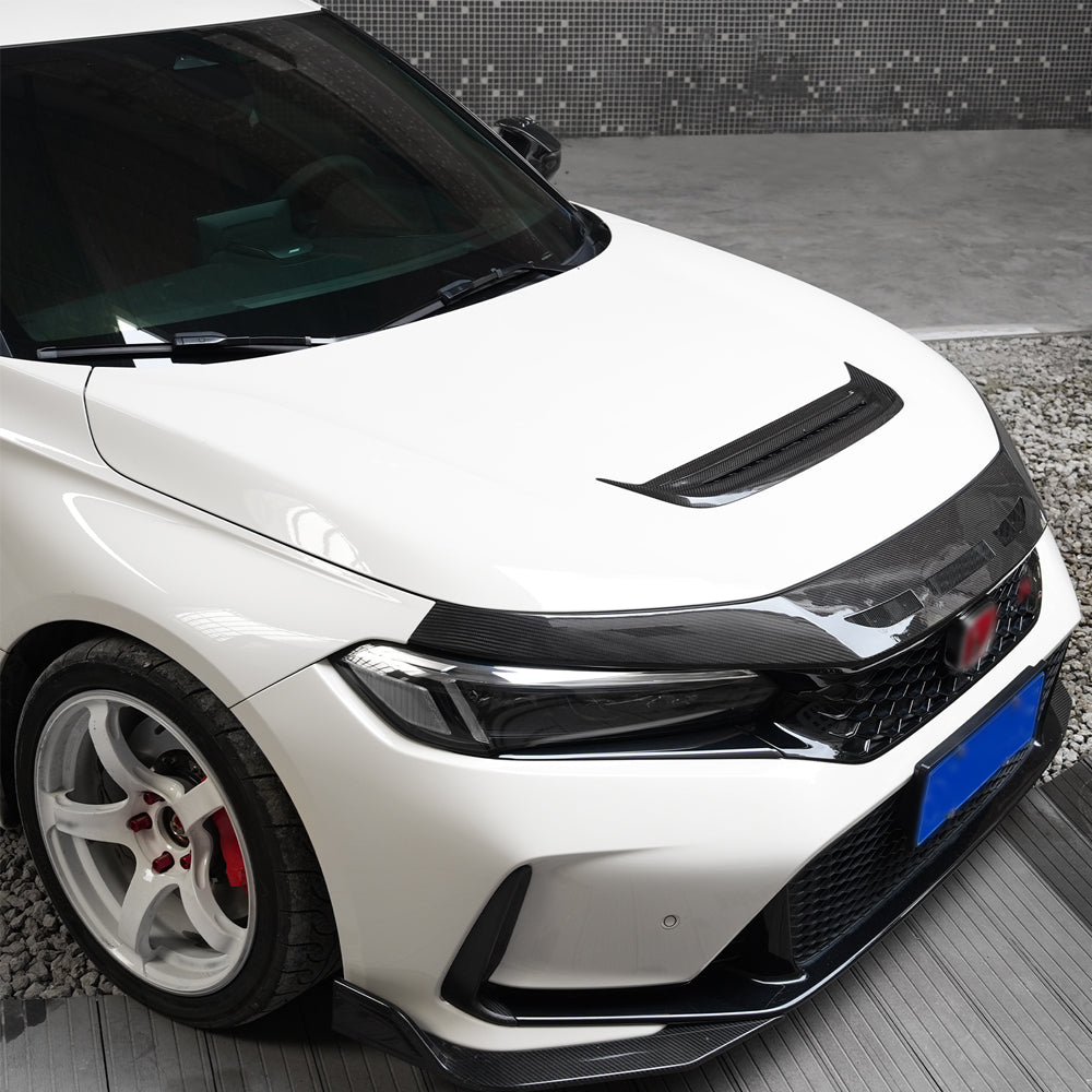 Create Carbon Dry Carbon Fiber Hood Vent Grille for Honda Civic Type R FL5 2023-2026+