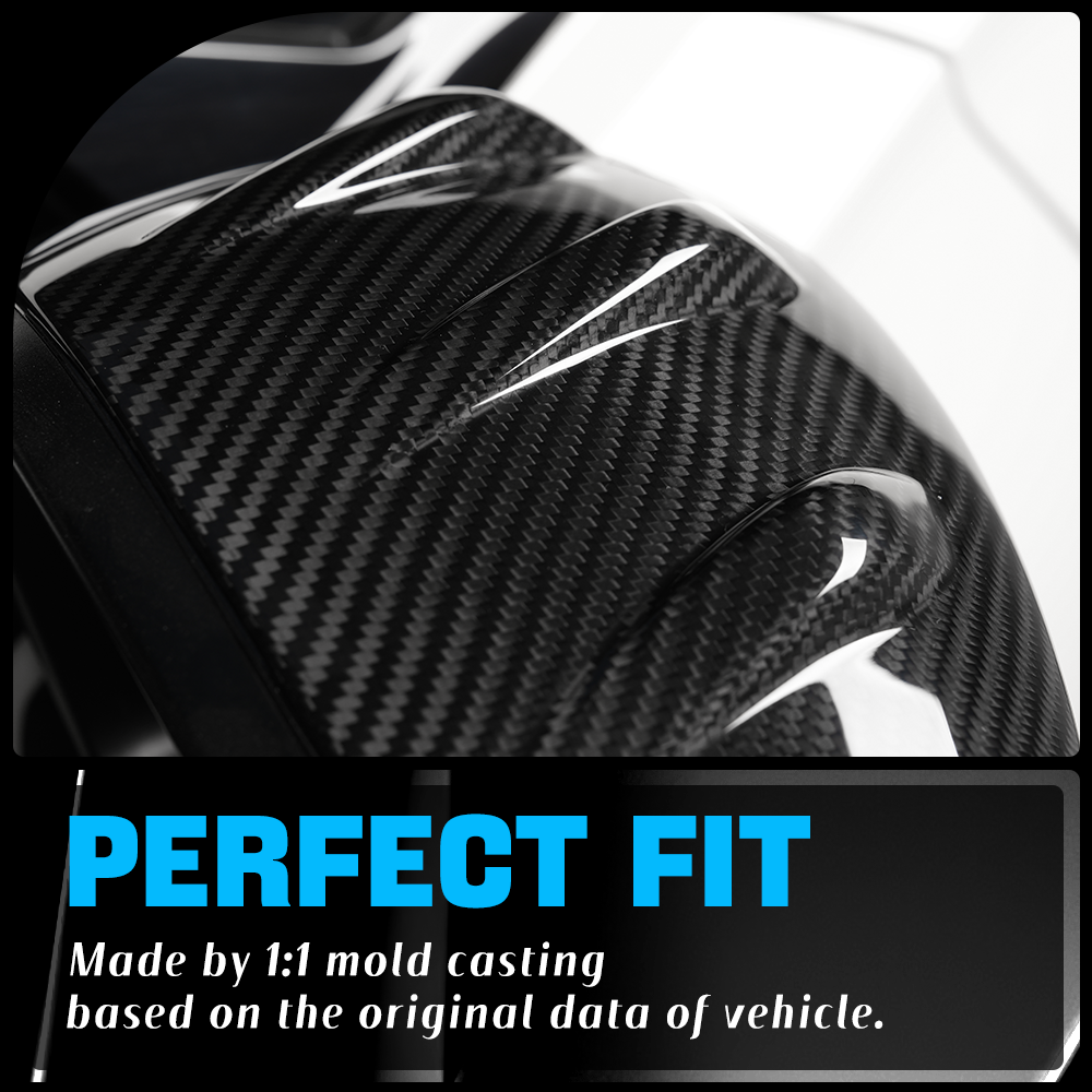 Dry Carbon Fiber Side Mirror Covers Caps For Honda Prelude BF1 2026