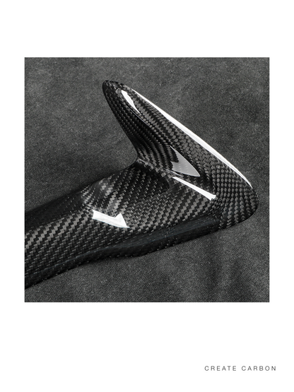 Toyota GR Corolla dry carbon headrest garnish finish detail