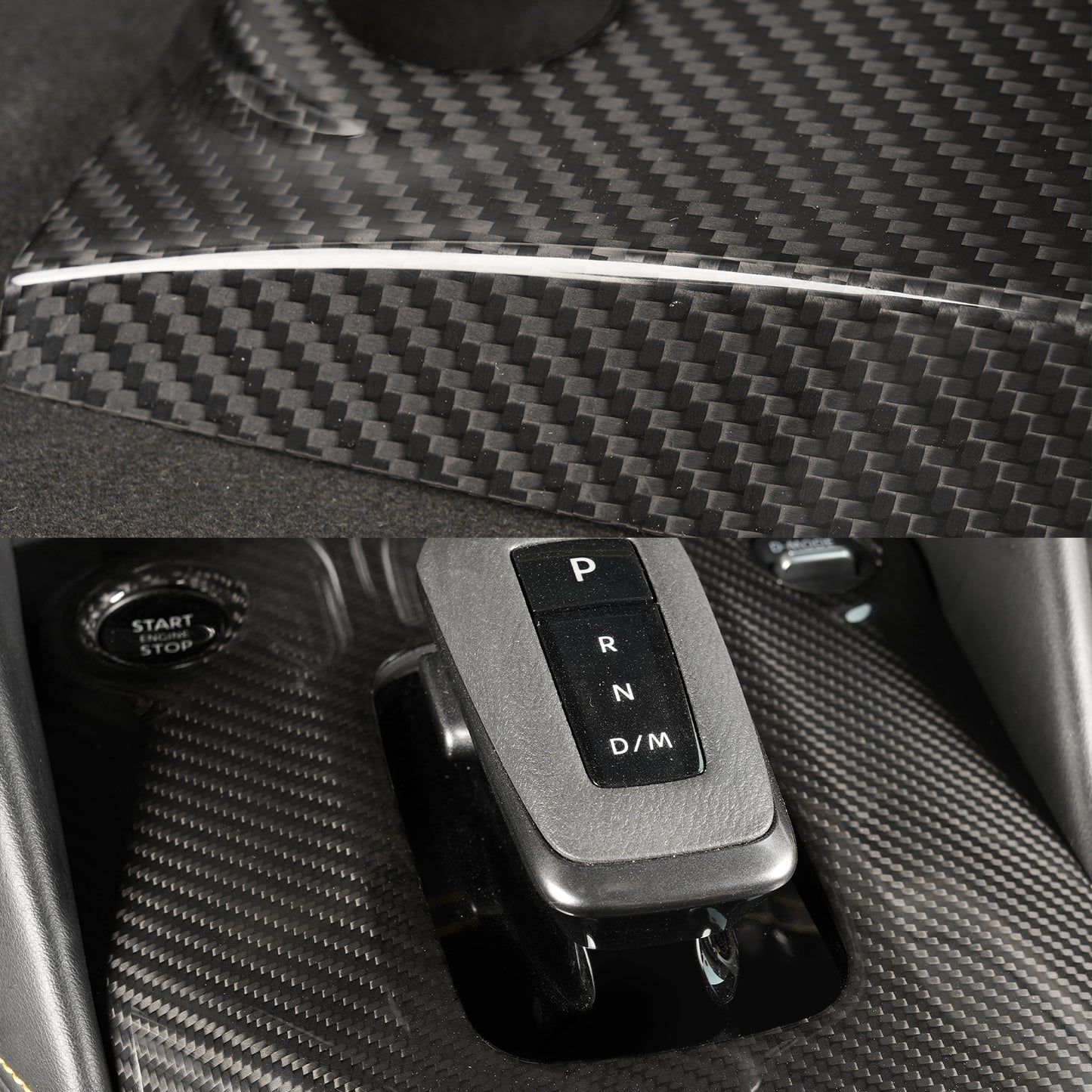 CREATE CARBON Dry Carbon Fiber Shifter Cover for Nissan Z RZ34 2023+