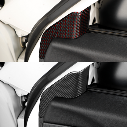 Create Carbon Dry Carbon Fiber Wind Deflectors for Honda Civic Type R FL5 (11th Gen)