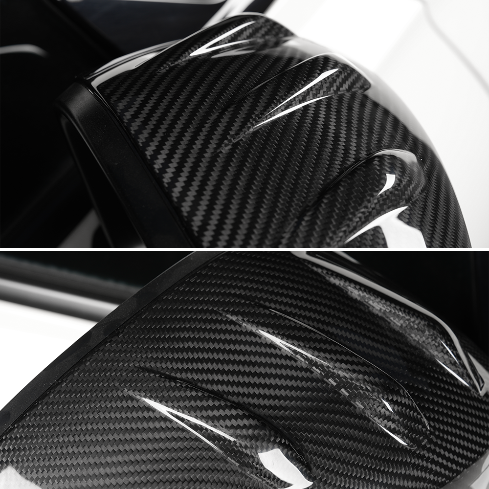 Dry Carbon Fiber Side Mirror Covers Caps For Honda Prelude BF1 2026