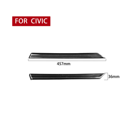 CREATE CARBON 2017–2021 Honda Civic Type R FK8 Dry Carbon Fiber Door Panel Trim – 2PCS