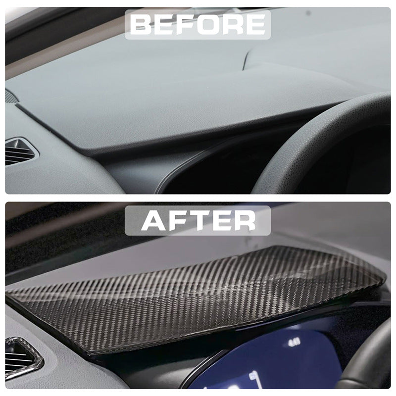 Create Carbon Carbon Fiber Dashboard Cover for 2023-2025 Toyota Corolla GR | Dry Carbon Fiber Instrument Cluster Sunshade Cover