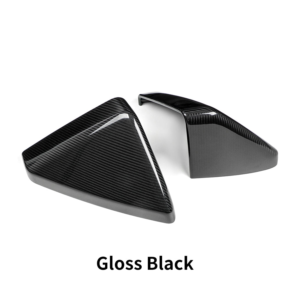 Create Carbon Dry Carbon Fiber Door Side Rearview Mirror Cover Caps for Tesla Cybertruck 2024-2026+