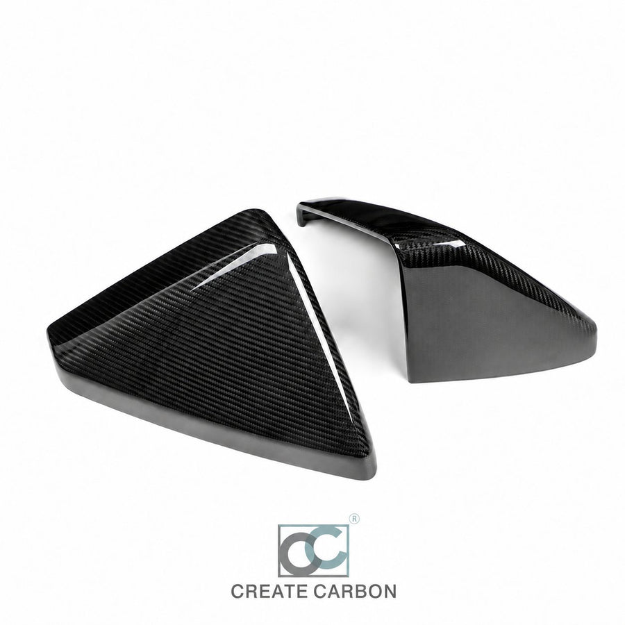 Tesla Cybertruck Side Mirror Covers (2024–2026) | Dry Carbon