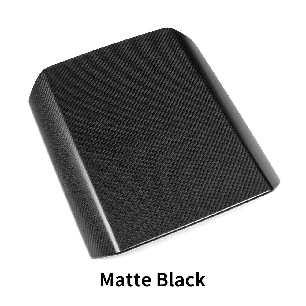 Create Carbon Dry Carbon Fiber Center Console Armrest Box Panel Cover for Tesla Cybertruck 2024-2026+