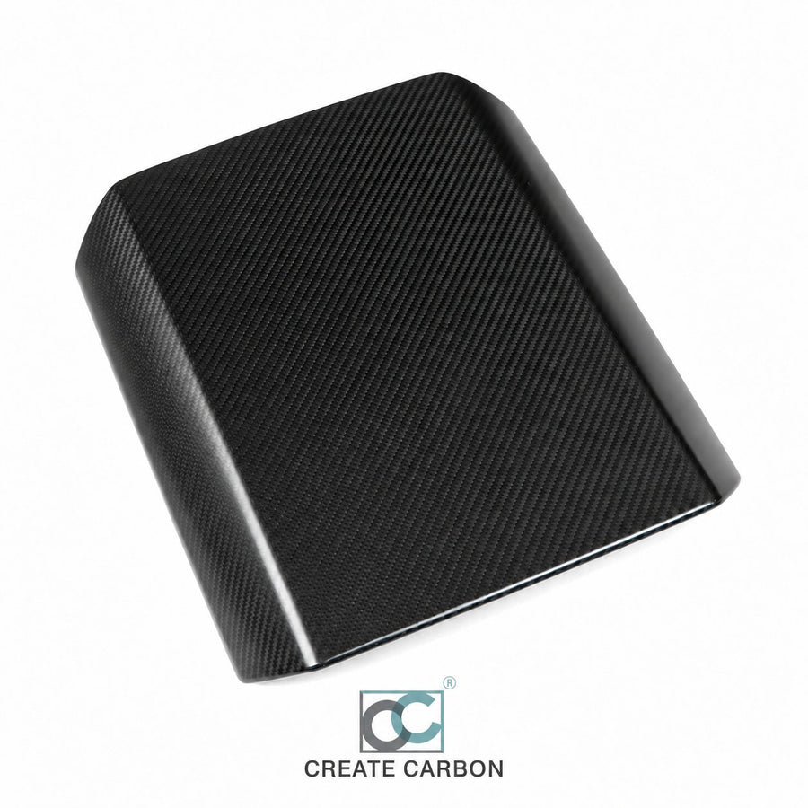 Tesla Cybertruck Center Armrest Panel Cover (2024–2026) | Dry Carbon